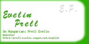 evelin prell business card